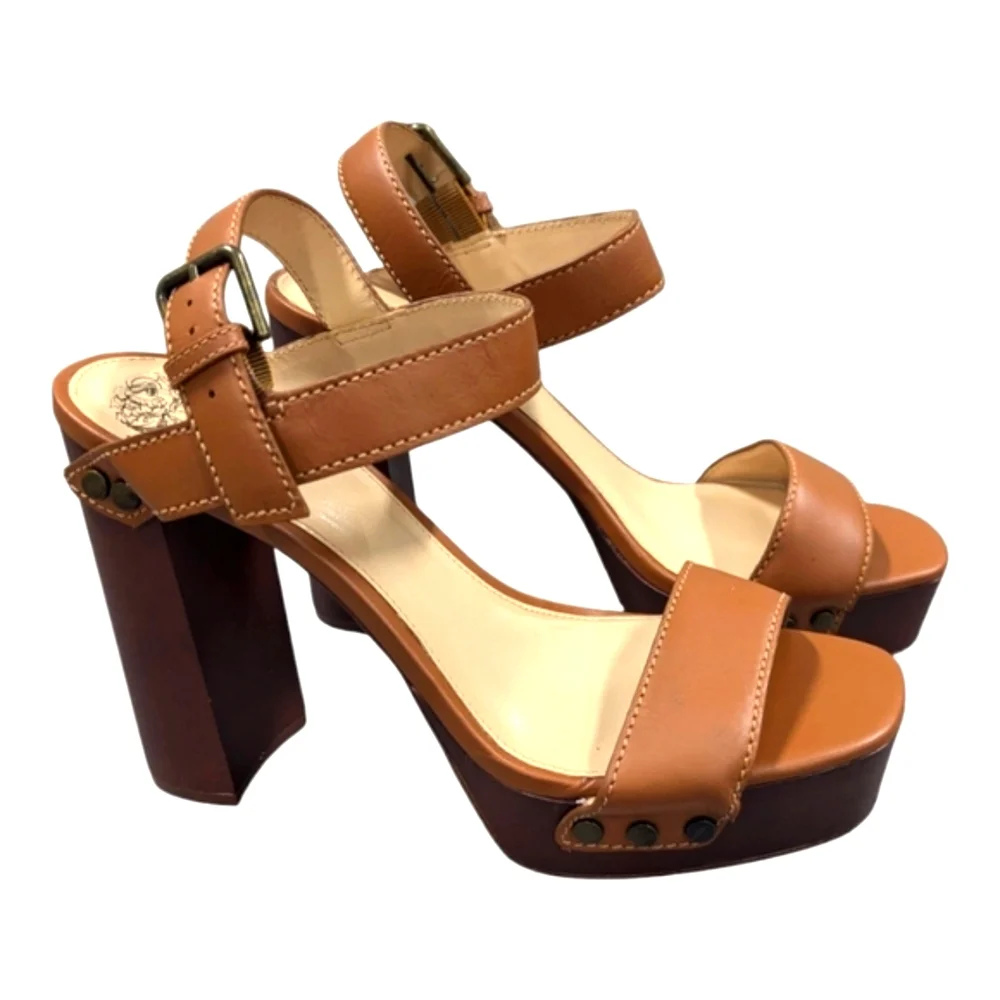 Vince‎ camuto Lethalia Platform Block-Heel Sandals Sz 9 - Picture 2 of 15